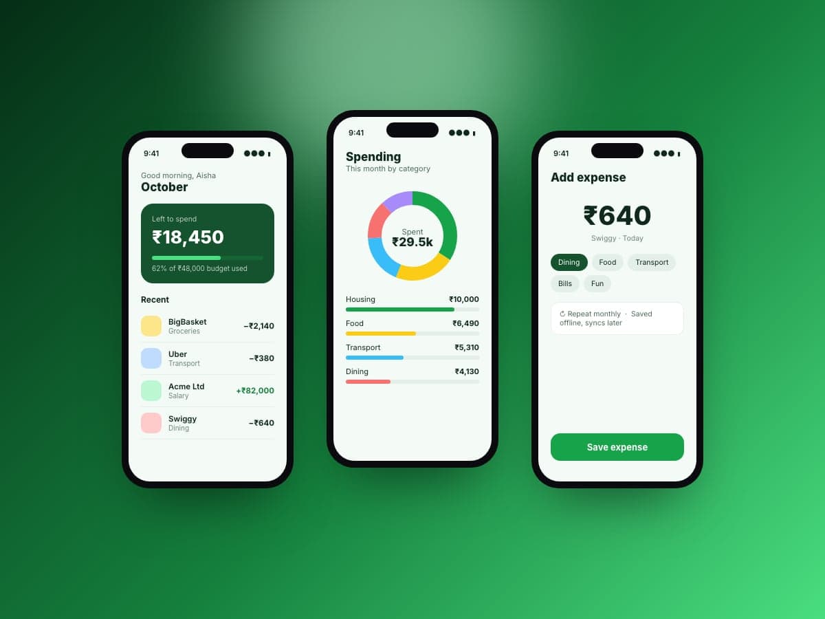 FinTrack website