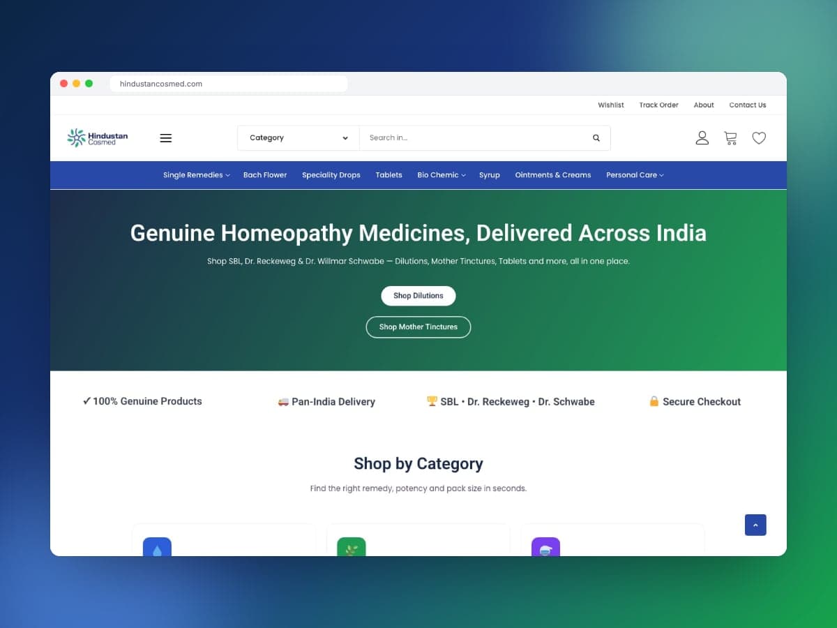 Hindustan Cosmed website